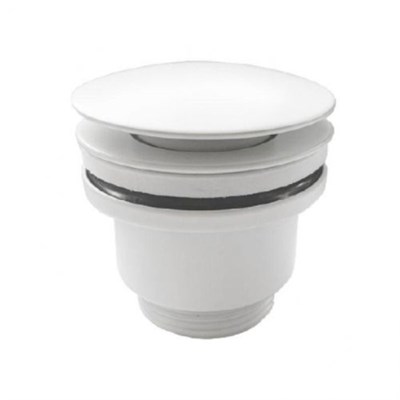 Выпуск (H45мм, D60мм сливная решётка/пробка тип-"кнопка", стяжной винт М6х65) латунный; выход 1 1/4" 863535