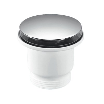 Выпуск (H60мм, D70мм нержавейка сливная решётка/латунь пробка тип-"кнопка", стяжной болт М12х41); вы 881859