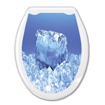 Сиденье для унитаза "Универсал Декор" Кристалл/Лед Европласт 532982