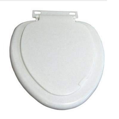 Сиденье для унитаза овал белый мрамор 370124