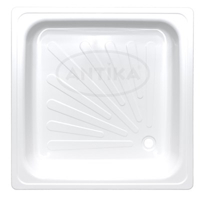 Поддон квадрат 0,8*0,8*0,15 Antika стальной (ВИЗ) 533677