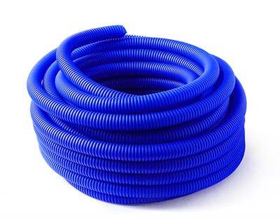 Гофра защитная 20/18 для труб PEX и PERT диам 16 СИНЯЯ (50 м) VRT 533816