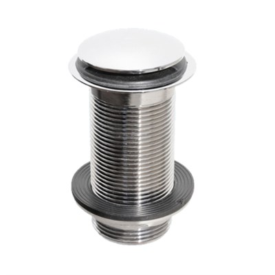 Выпуск (H90мм, D60мм/50мм сливная решётка/пробка тип-"кнопка") латунный без перелива с контргайкой; 858816