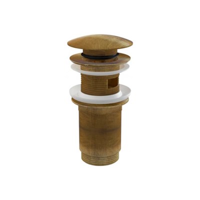 Выпуск 1"1/4 Click-clack с переливом, металл, большая пробка, бронза-антик 859849