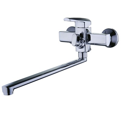 Смеситель для ванны и раковины 35к Glauf LOF7-A033 дивертор поворотный 534580