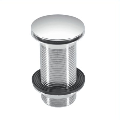 Выпуск 60 мм решетка, 70 мм пробка, металл. без перелива, высота 90 мм, выход 1 1/4", хром 881267