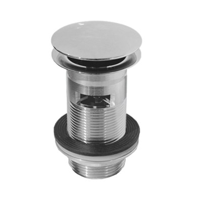 Выпуск 60 мм сливная решетка, металлический без пробки, выход 1 1/4", хром 877177