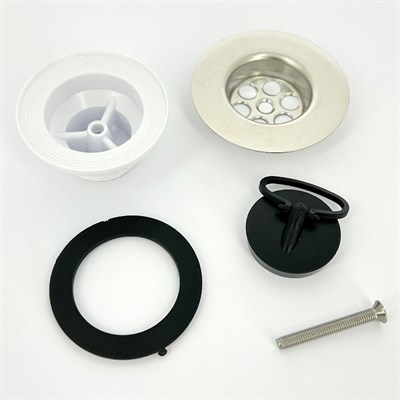 Выпуск 85 мм нерж. решетка с пробкой, выход на 1 1/4" 859796