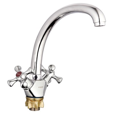 Смеситель для кухни 1/2 кер Glauf QSL4-B827 ЛАТ п\гайку 535214