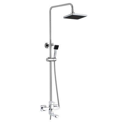 Душевая система Glauf NEB16-A123 (смеситель35К с изл+лейка 1поз.+душ.шланг+тропич.душ.) 535321