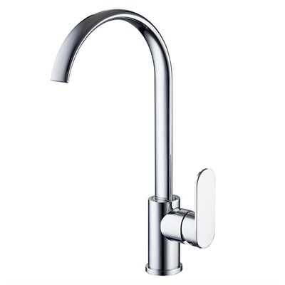 Смеситель для кухни 35к Glauf NOB4-A128 высокий излив, бок. ручка, п/шпильку 535320