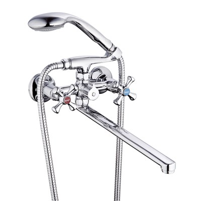 Смеситель для ванны и раковины 1/2 кер Glauf QST7-A827 535593