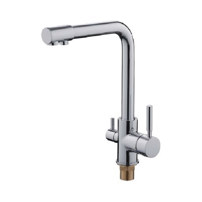 Смеситель для кухни 35к L4055-3 Ledeme с выходом для питьевого фильтра, латунь 535838