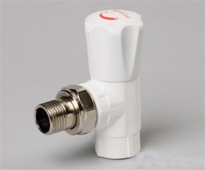 Кран американка шар 25-3/4" угловой PP-R БЕЛЫЙ 510154