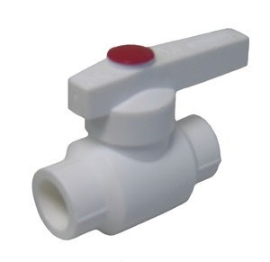 Кран шар 50 ручка PP-R БЕЛЫЙ 515120