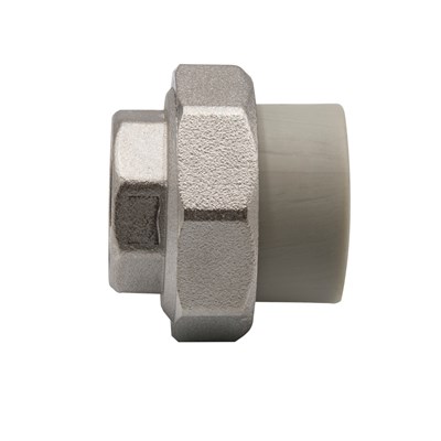 Муфта комб. разъемная, вн 25х3/4'' EVER® plast   СЕРЫЙ (Россия) 515315