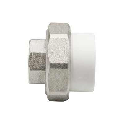 Муфта комб. разъемная, вн 32х3/4" EVER® plast  БЕЛЫЙ (Россия) 532441