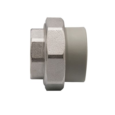 Муфта комб. разъемная, вн 40х1 1/4" EVER® plast  СЕРЫЙ (Россия) 532422