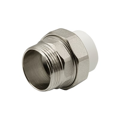 Муфта комб. разъемная, нар 32х1 1/4" EVER® plast  БЕЛЫЙ (Россия) 532444