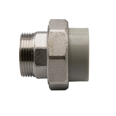 Муфта комб. разъемная, нар 40х1 1/4'' EVER® plast  СЕРЫЙ (Россия) 532425