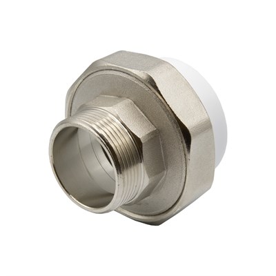 Муфта комб. разъемная, нар 50х1 1/2" EVER® plast  БЕЛЫЙ (Россия) 532364