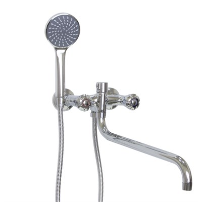 Смеситель для ванны и раковины 1/2 кер Казань КС 63010263 мет мах ЕВРО 536219