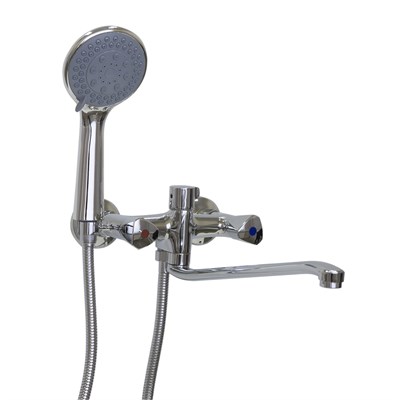 Смеситель для ванны и раковины 1/2 рез Казань КС 63106244 S-нос мет мах ЕВРО 536220