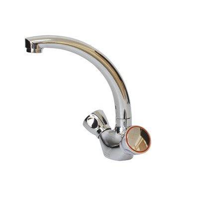 Смеситель для кухни 1/2 кер Казань КС 570135 мет маховики 536226