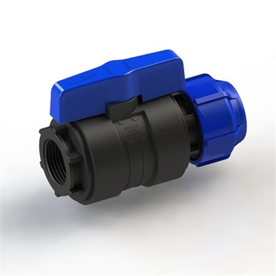 Кран шаровой обжим - вн. 32 - 3/4 ПЭ PN16 SPEKTR 535821