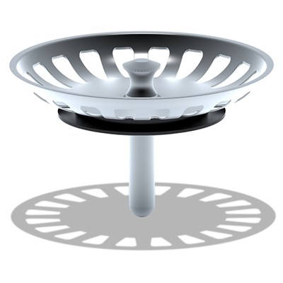 Решетка для выпуска 3 1/2" М305 АНИ пласт (глубина 40 мм) 536772