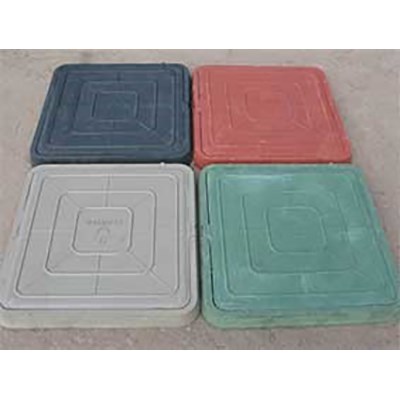 Люк канализ. полимерный 6 кН квадратный черный (660х60мм) 536894