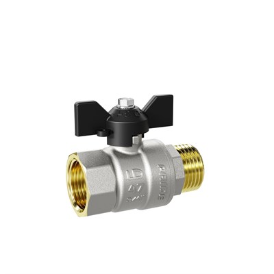 Кран шаровой 3/4'' вн/нар бабочка LD PRIDE 537124