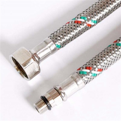 Гибкая подводка для смесителя М10х1 - 1/2", 50 см, DN 8, оплётка из нерж. стали 871835