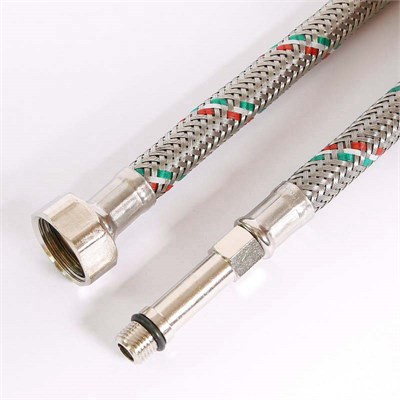 Гибкая подводка для смесителя МL10х1 - 1/2", 40 см, удл. штуцер, DN 8, оплётка из нерж. стали 881690