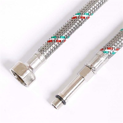 Гибкая подводка для смесителя МL10х1 - 1/2", 50 см, удл. штуцер, DN 8, оплётка из нерж. стали 869245