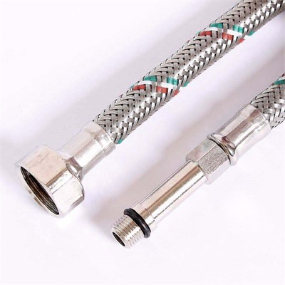 Гибкая подводка для смесителя МL10х1 - 1/2", 80 см, удл. штуцер, DN 8, оплётка из нерж. стали 863729