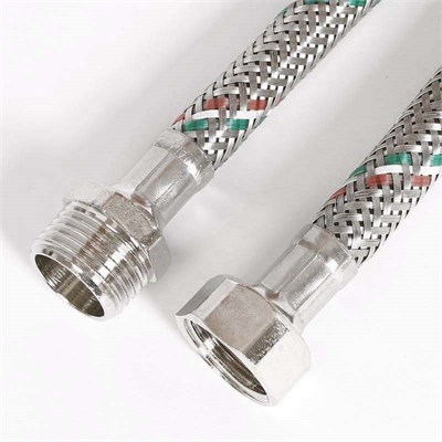 Гибкая подводка НВ 1/2", 200 см, DN 8, оплётка из нерж. стали 883159