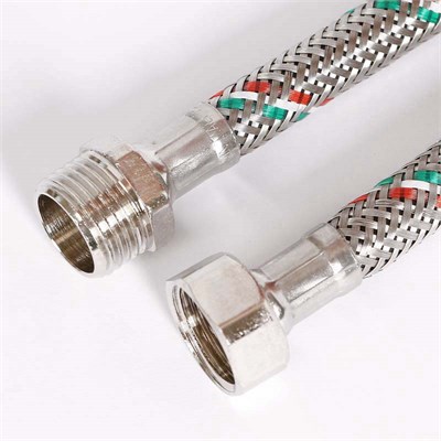 Гибкая подводка НВ 1/2", 250 см, DN 8, оплётка из нерж. стали 879101