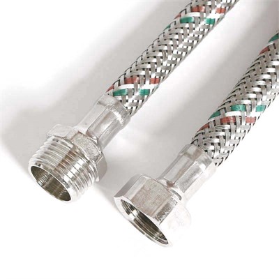 Гибкая подводка НВ 1/2", 60 см, DN 8, оплётка из нерж. стали 874284