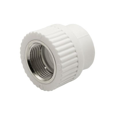 Муфта комб. вн 25х3/4'' EVER® plast БЕЛЫЙ (Россия) 538228