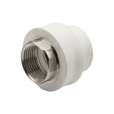 Муфта комб. вн 32х1'' под ключ EVER® plast БЕЛЫЙ (Россия) 538235