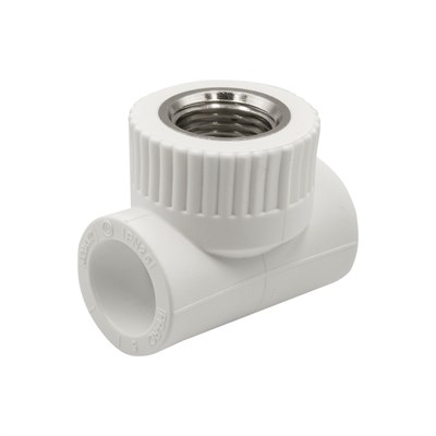 Тройник комб. вн 20х1/2''х20 EVER® plast БЕЛЫЙ (Россия) 538255