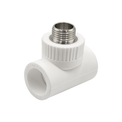 Тройник комб. нар 25х1/2''х25 EVER® plast БЕЛЫЙ (Россия) 538251