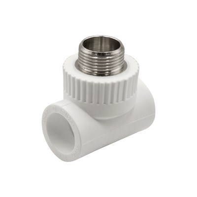 Тройник комб. нар 25х3/4''х25 EVER® plast БЕЛЫЙ (Россия) 538252