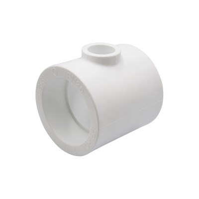 Тройник переходной 63х25х63 EVER® plast БЕЛЫЙ (Россия) 537472