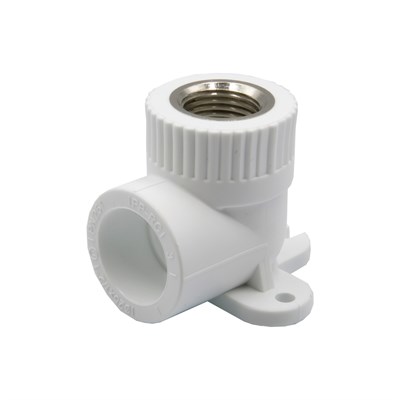 Уголок комб. вн 25х1/2'' с креплением EVER® plast БЕЛЫЙ (Россия) 538279