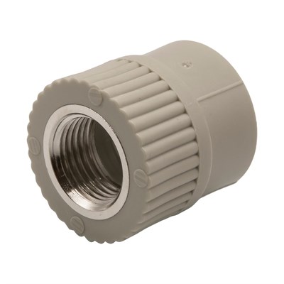 Муфта комб. вн 25х1/2'' EVER® plast  СЕРЫЙ (Россия) 538311