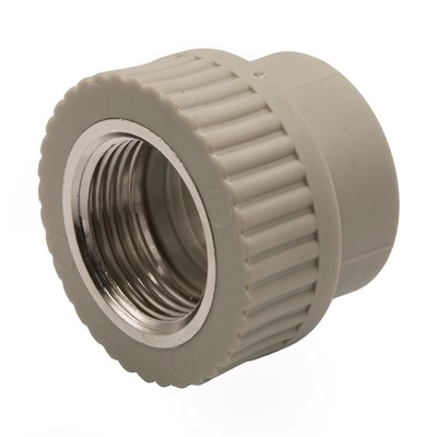 Муфта комб. вн 32х1'' EVER® plast  СЕРЫЙ (Россия) 538313