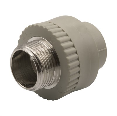 Муфта комб. нар 20х3/4'' EVER® plast  СЕРЫЙ (Россия) 538328