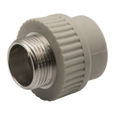 Муфта комб. нар 32х1'' EVER® plast  СЕРЫЙ (Россия) 538331